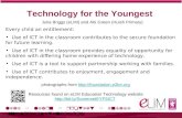 Lead ▪ learn ▪ protect ▪ engage  Technology for the Youngest Julia Briggs (eLIM) and Abi Green (Huish Primary) Every child an entitlement: