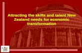 Minister of Immigration Attracting the skills and talent New Zealand needs for economic transformation.