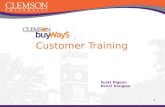 Customer Training Scott Pigeon Penni Douglas 1. 2 Procurement Services Website*Procurement Services Guide to Procurement Vendor Portal Travel Training