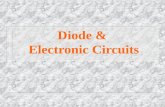 Diode & Electronic Circuits Semiconductors u conductor – easily conducts electrical current – valence electron can easily become free electrons u insulator.