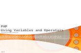 PHP Using Variables and Operators Mohammed M. Hassoun 2012.