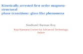 Sindhunil Barman Roy Raja Ramanna Centre for Advanced Technology, Indore Kinetically arrested first order magneto-structural phase transitions: glass-like.