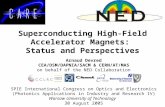 Superconducting High-Field Accelerator Magnets: Status and Perspectives Arnaud Devred CEA/DSM/DAPNIA/SACM & CERN/AT/MAS on behalf of the NED Collaboration.