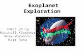 Exoplanet Exploration James Kelly Mitchell Kirshner Adam Morabito Matt Rote.