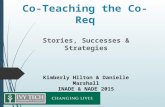 Co-Teaching the Co-Req Stories, Successes & Strategies Kimberly Hilton & Danielle Marshall INADE & NADE 2015.