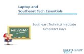 Laptop and Southeast Tech Essentials Southeast Technical Institute JumpStart Days.