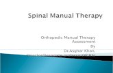 Orthopedic Manual Therapy Assessment By Dr.Asghar Khan, Director/Associate professor(RCRS)