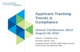 Applicant Tracking Trends & Compliance Annual Conference, NILG August 30, 2012 Valerie J. Hoffman, Esq. Annette Tyman, Esq. Seyfarth Shaw OFCCP, Affirmative.