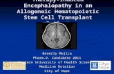 Therapy-Induced Encephalopathy in an Allogeneic Hematopoietic Stem Cell Transplant Patient Beverly Mojica Pharm.D. Candidate 2011 Western University of.