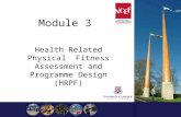 Module 3 Health Related Physical Fitness Assessment and Programme Design (HRPF)