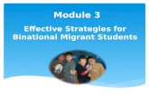 Effective Strategies for Binational Migrant Students Module 3.