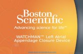 SH-230609-AD JUN2015 WATCHMAN™ Left Atrial Appendage Closure Device .