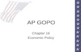 AP GOPO Chapter 16 Economic Policy. Financial Reform.