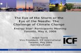 Energy Star ® Participants Meeting Toronto, May 4, 2006 Ralph Torrie Vice President, ICF International Toronto, May 2006 rtorrie@icfi.com The Eye of the