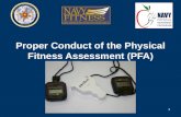 Proper Conduct of the Physical Fitness Assessment (PFA) 1.