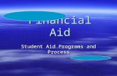 Financial Aid Student Aid Programs and Process. Can You Help Me?