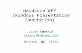 Hardcore WPF (Windows Presentation Foundation) casey chesnut brains-N-brawn.com Madison.NET 11/06.