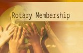 Membership Plan for the Rotary Club of ____________. Membership (What are you going to call this plan?) Drafted by (Your Name). Club Position ______.