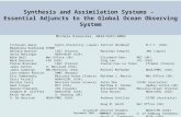 Synthesis and Assimilation Systems - Essential Adjuncts to the Global Ocean Observing System Synthesis and Assimilation Systems - Essential Adjuncts to.