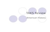 TAKS Review American History. Important Events 1492Columbus first lands in AmericaBegins sustained European contact 1607Founding of Jamestown, VA1 st.