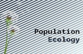 Population Ecology Honors Biology Life takes place in populations Population – group of individuals of same species in same area at same time  rely.