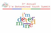 3 rd Annual I’m Determined Youth Summit. 2010 I’m Determined Youth Summit: Small Groups Green Group Topics: 1. Assistive Technology 2. Accommodations.