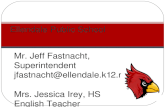 Mr. Jeff Fastnacht, Superintendent jfastnacht@ellendale.k12.nd.us jfastnacht@ellendale.k12.nd.us Mrs. Jessica Irey, HS English Teacher Jessica.irey@ellendale.k12.nd.us.