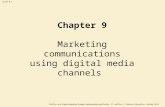 Slide 9.1 Chaffey et al., Digital Marketing: Strategy, Implementation and Practice, 5 th edition © Pearson Education Limited 2013 Chapter 9 Marketing communications.