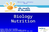 1 Biology Nutrition Michel LAFONT, David WILGENBUS English translation : Bertrand COIDON (Centre Départemental de Documentation Pédagogique du TARN, Midi.