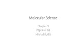 Molecular Science Chapter 3 Pages 69-83 Mikhail Kotlik.