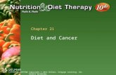 Copyright © 2011 Delmar, Cengage Learning. ALL RIGHTS RESERVED. Chapter 21 Diet and Cancer.