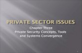 Chapter Three Private Security Concepts, Tools and Systems Convergence 1.