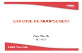 AARP Tax-Aide EXPENSE REIMBURSEMENT Gary Blauth NJ ADS