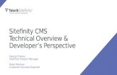Sitefinity CMS Technical Overview & Developer’s Perspective Georgi Chokov Sitefinity Product Manager Peter Marinov Customer Success Engineer.