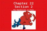 Chapter 22 Section 2 The Republicans in Power. Election of 1920  Democrats nominate James M. Cox (Ohio)  League of Nations  Republicans nominate Warren.