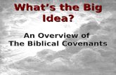What’s the Big Idea? An Overview of The Biblical Covenants.