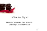 8-1 Chapter Eight Product, Services, and Brands: Building Customer Value.