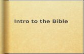 Intro to the Bible. Divine Inspiration and Biblical Innerancy Catholics believe the Bible is inspired by GOD and therefore free from error. We believe.