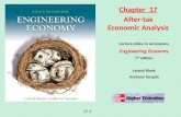 Lecture slides to accompany Engineering Economy 7 th edition Leland Blank Anthony Tarquin Chapter 17 After-tax Economic Analysis 17-1.