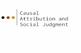 Causal Attribution and Social Judgment. Back to construal Misunderstandings across genders—the case of unwanted sexual advances.