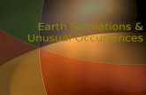 Earth Formations & Unusual Occurrences. Volcanoes.