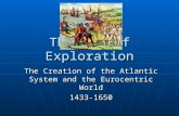 The Age of Exploration The Creation of the Atlantic System and the Eurocentric World 1433-1650.