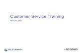 Customer Service Training March 2007. 2 Agenda Customer Service Personnel Roles Business Hours Telephone Numbers/System RSM/Representative/Customer New.