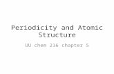 Periodicity and Atomic Structure UU chem 216 chapter 5.