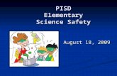 PISD Elementary Science Safety August 18, 2009.