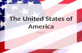 The United States of America Unit 2. U.S. Geographic Regions.