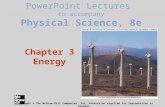 PowerPoint Lectures to accompany Physical Science, 8e Copyright © The McGraw-Hill Companies, Inc. Permission required for reproduction or display. Chapter.