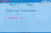 Unit 4 Food Food and lifestyles Reading (1). fruit fast food sweet snacks meat What food do you like to have? main food vegetables.