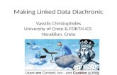 Making Linked Data Diachronic Vassilis Christophides University of Crete & FORTH-ICS Heraklion, Crete.