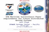 UNCLASSIFIED 1 Distribution A. Approved for public release. Distribution Unlimited. USN Maritime Surveillance Power requirements for Future Distributed.